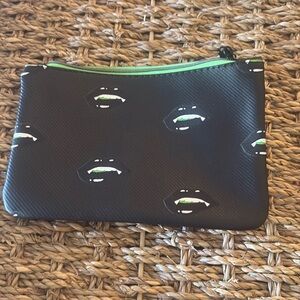 IPSY Makeup Bag 
-Black with Glossy Lips